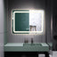 Espejo Horizontal con luz led y sistema antiempañante (Alto 60cm x 80cm Alto)