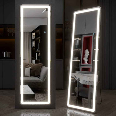 Espejo Horizontal con luz led y sistema antiempañante (Alto 60cm x 80cm Alto)